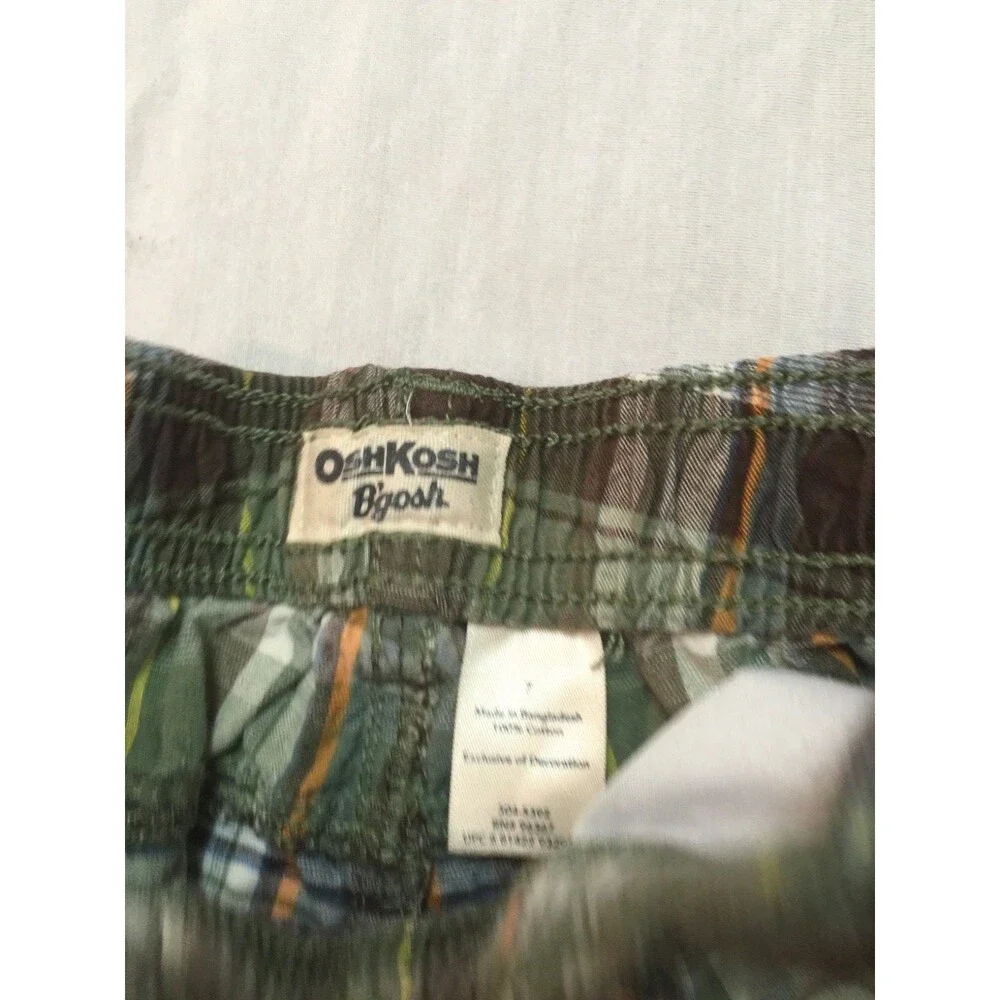 🎀 🎀 🎀 OSHKOSH BGOSH BOYS COTTON CARGO SHORTS SIZE 7 🎀 🎀 🎀